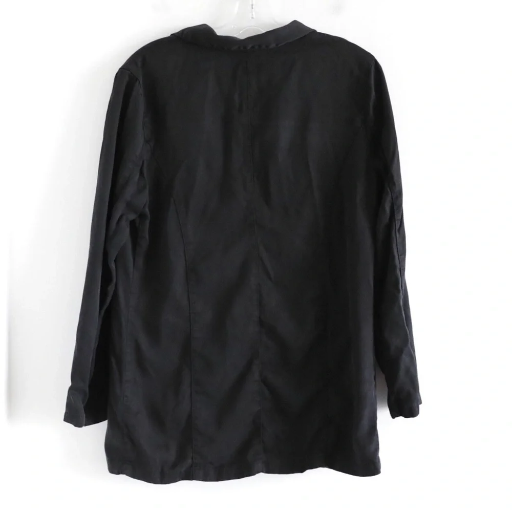 Click Color me Cotton oversized long cardigan jacket buttoned L large layering - Picture 2 of 8